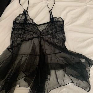 Black lace Teddy